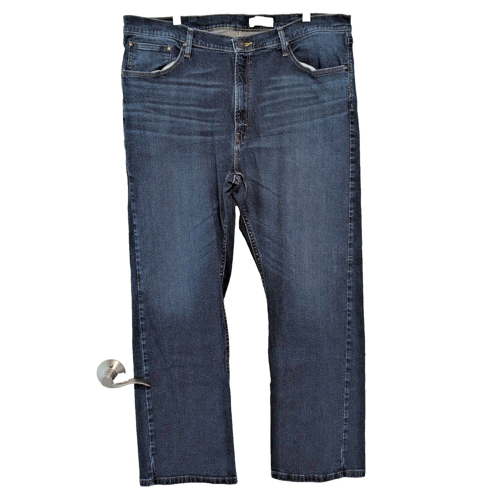 Wrangler Relaxed Boot Men's Jeans 40x32 Medium Dark Wash Denim Classic Casual